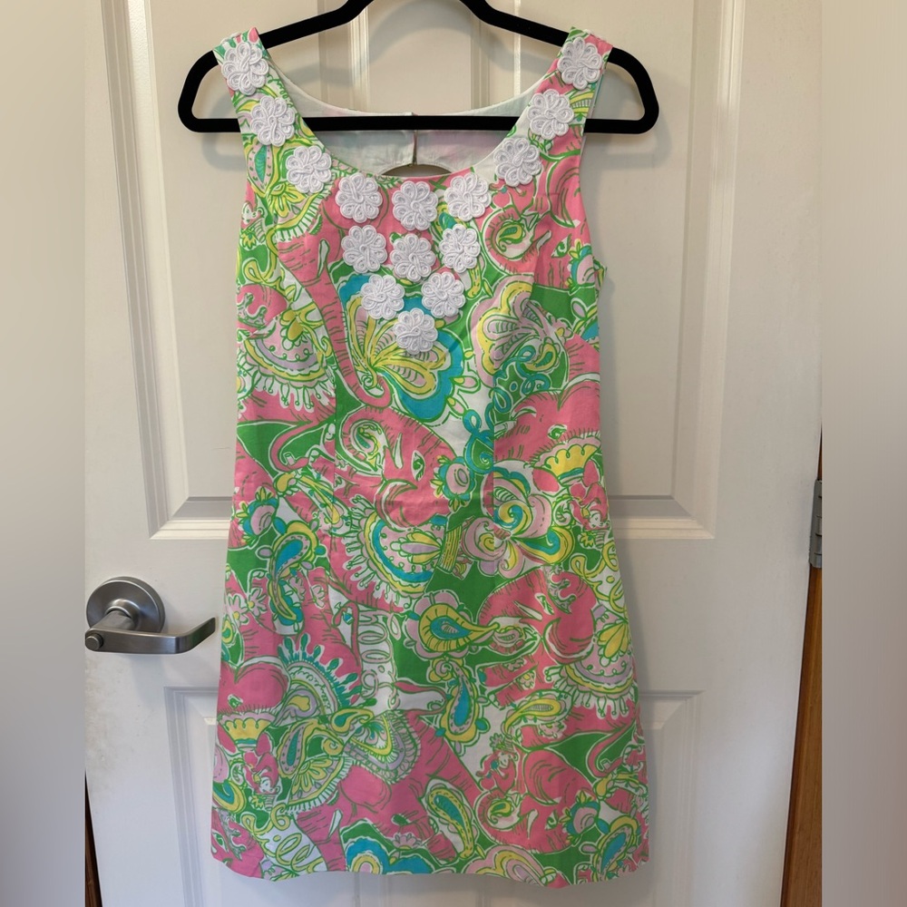 Lilly Pulitzer size 2 Nina dress in chin chin print